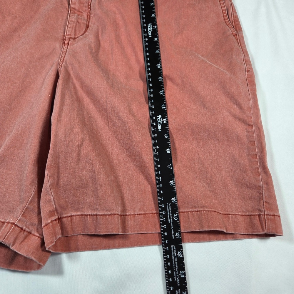 Tommy Bahama Boracay Shorts Mens 44 Coral Red Cotton Tencel Stretch Chino 44LG - Picture 7 of 11